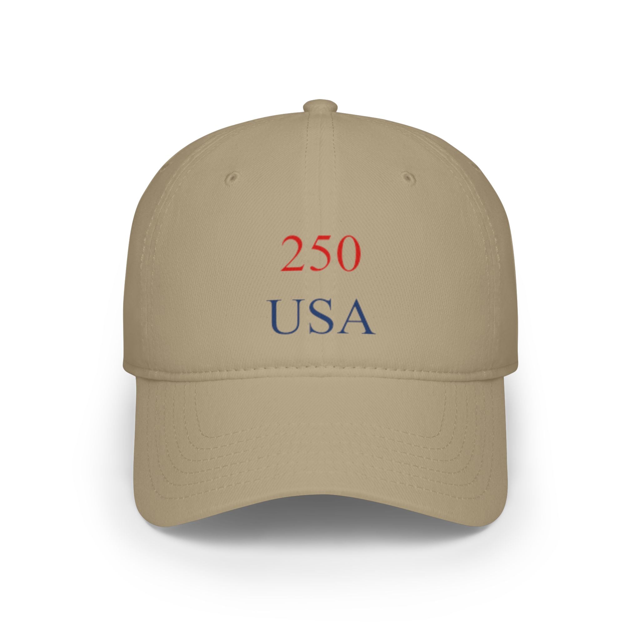 250 USA Baseball Cap — Patriotic Low Profile Dad Hat