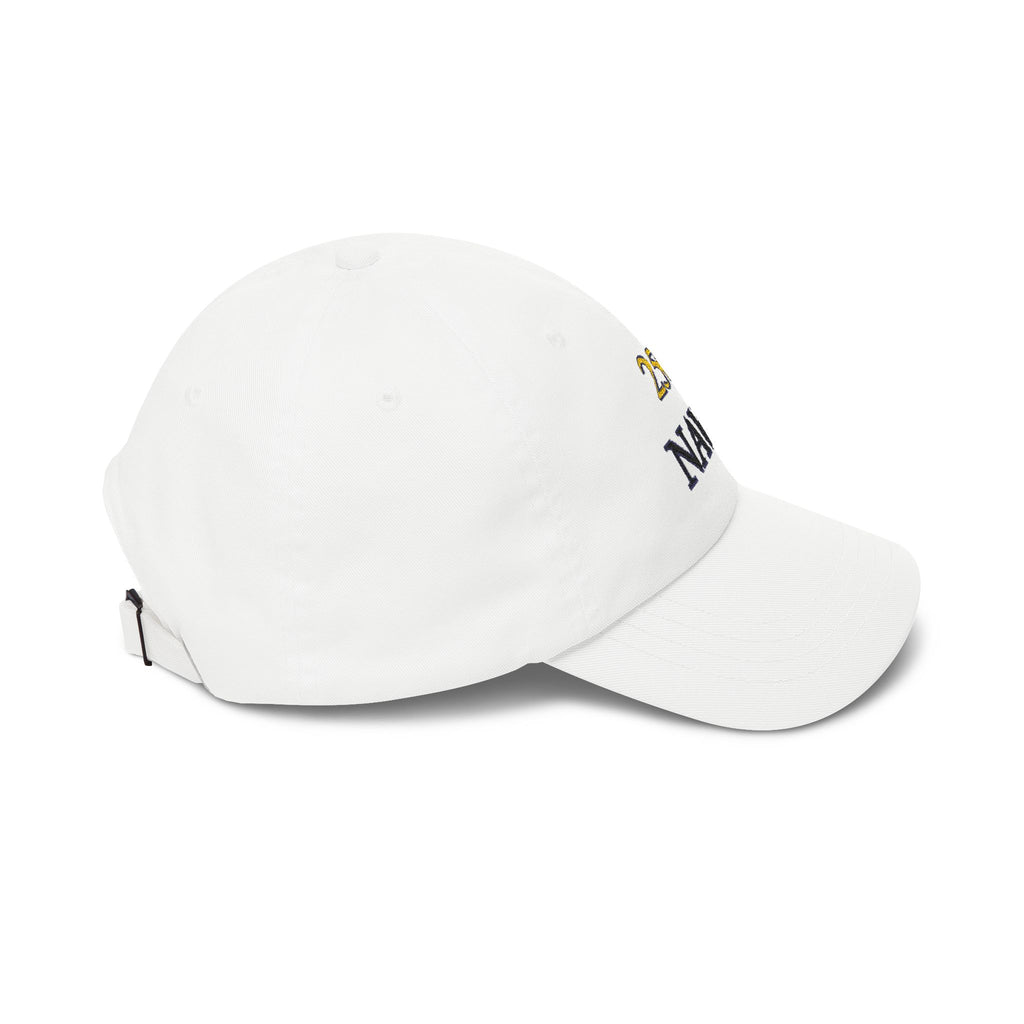 Navy 250 Embroidered Dad Cap — Classic Military Baseball Hat