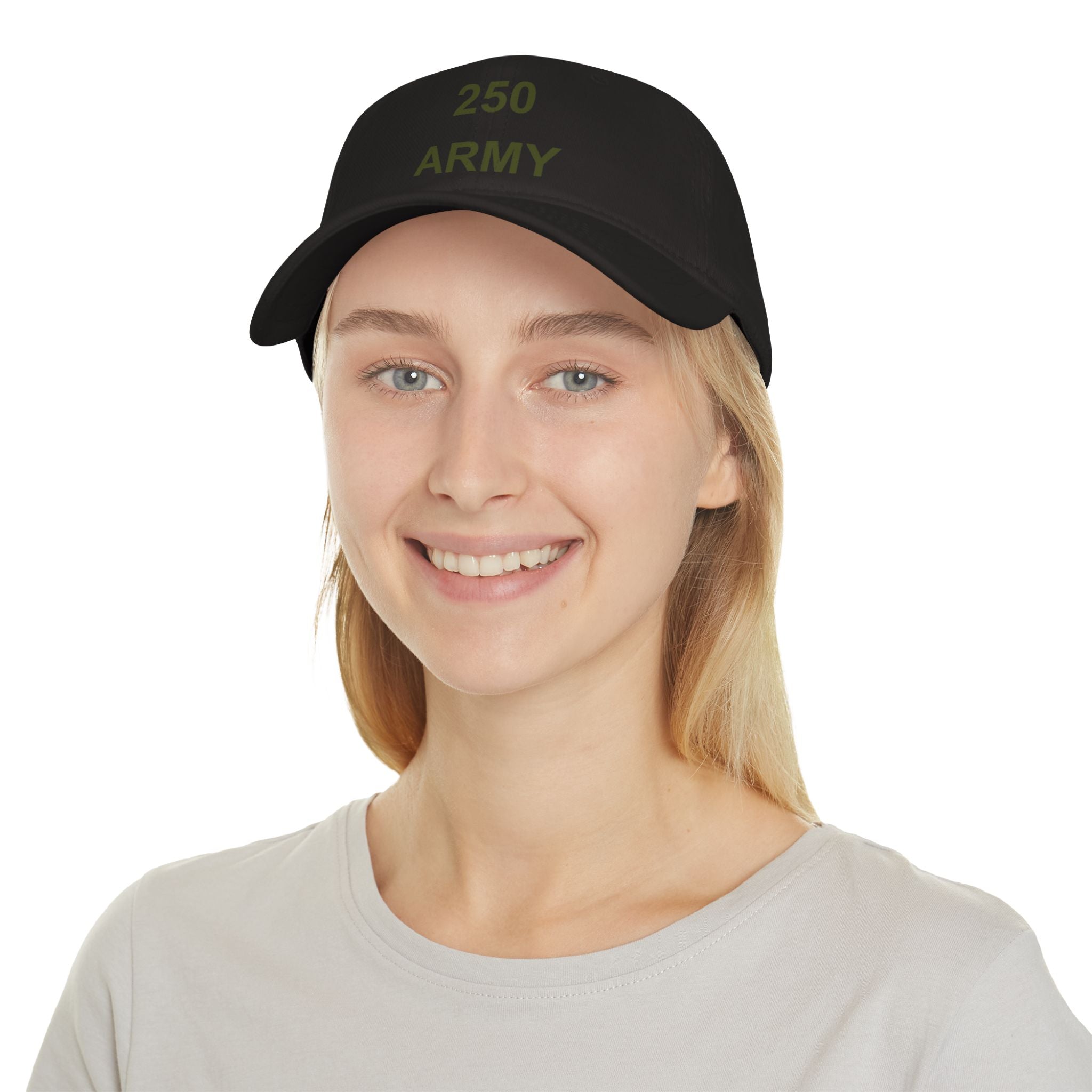 250 Army Low Profile Baseball Cap — Military Dad Veteran Hat