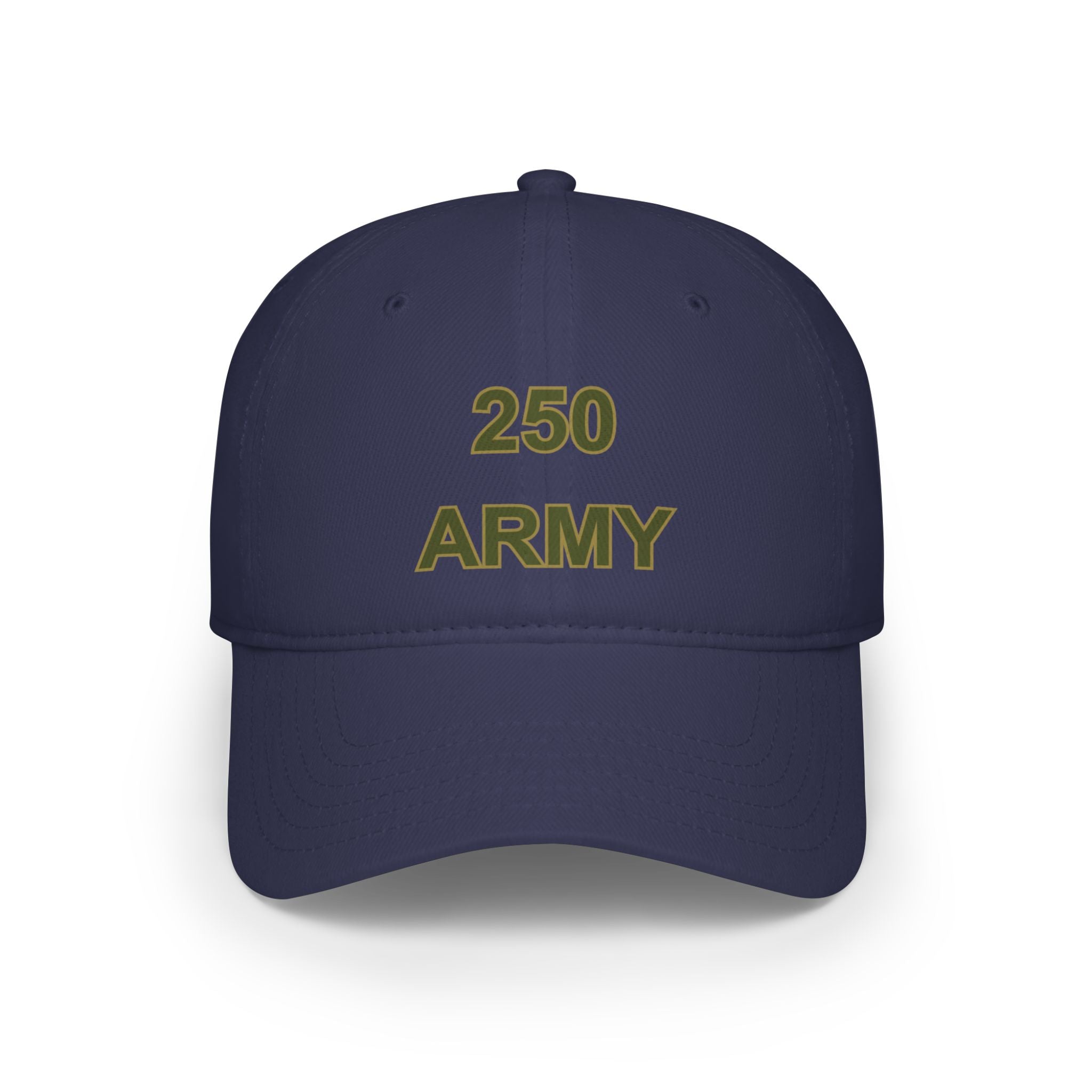 250 Army Embroidered Baseball Cap — Military Tribute Low Profile Hat