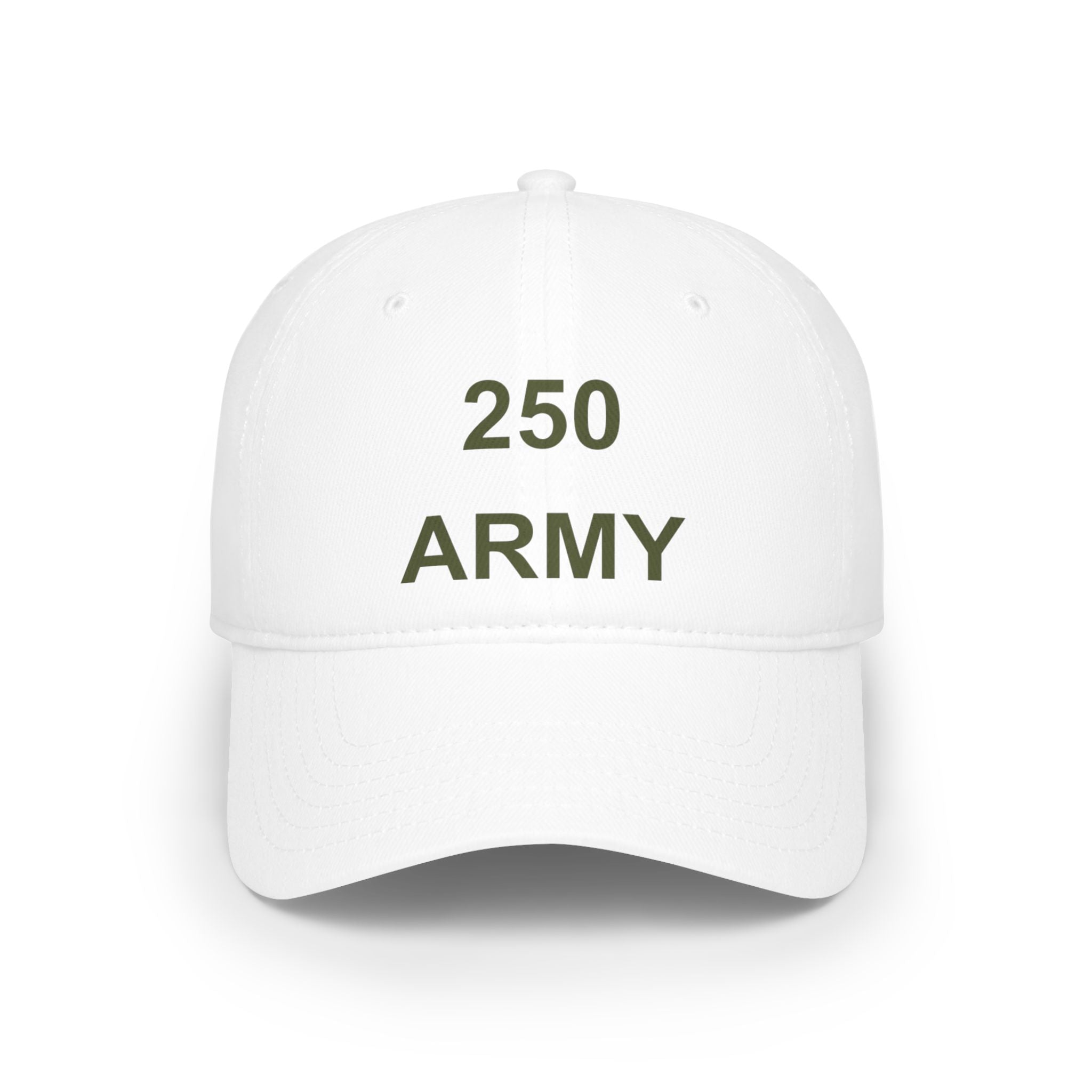250 Army Low Profile Baseball Cap — Military Dad Veteran Hat