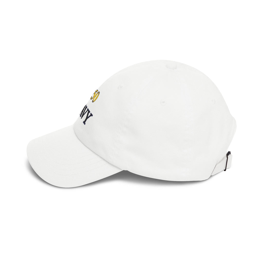 Navy 250 Embroidered Dad Cap — Classic Military Baseball Hat