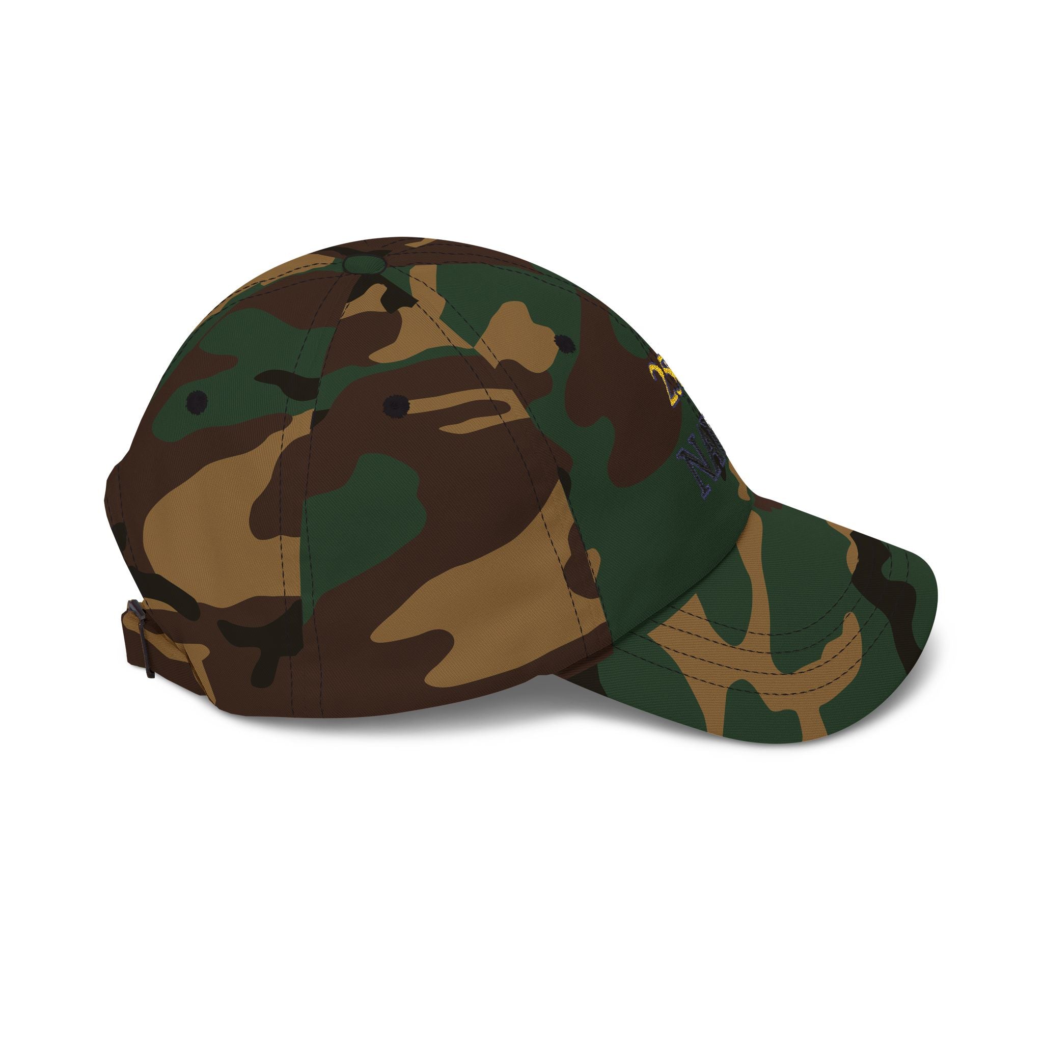 Navy 250 Embroidered Dad Cap — Classic Military Baseball Hat