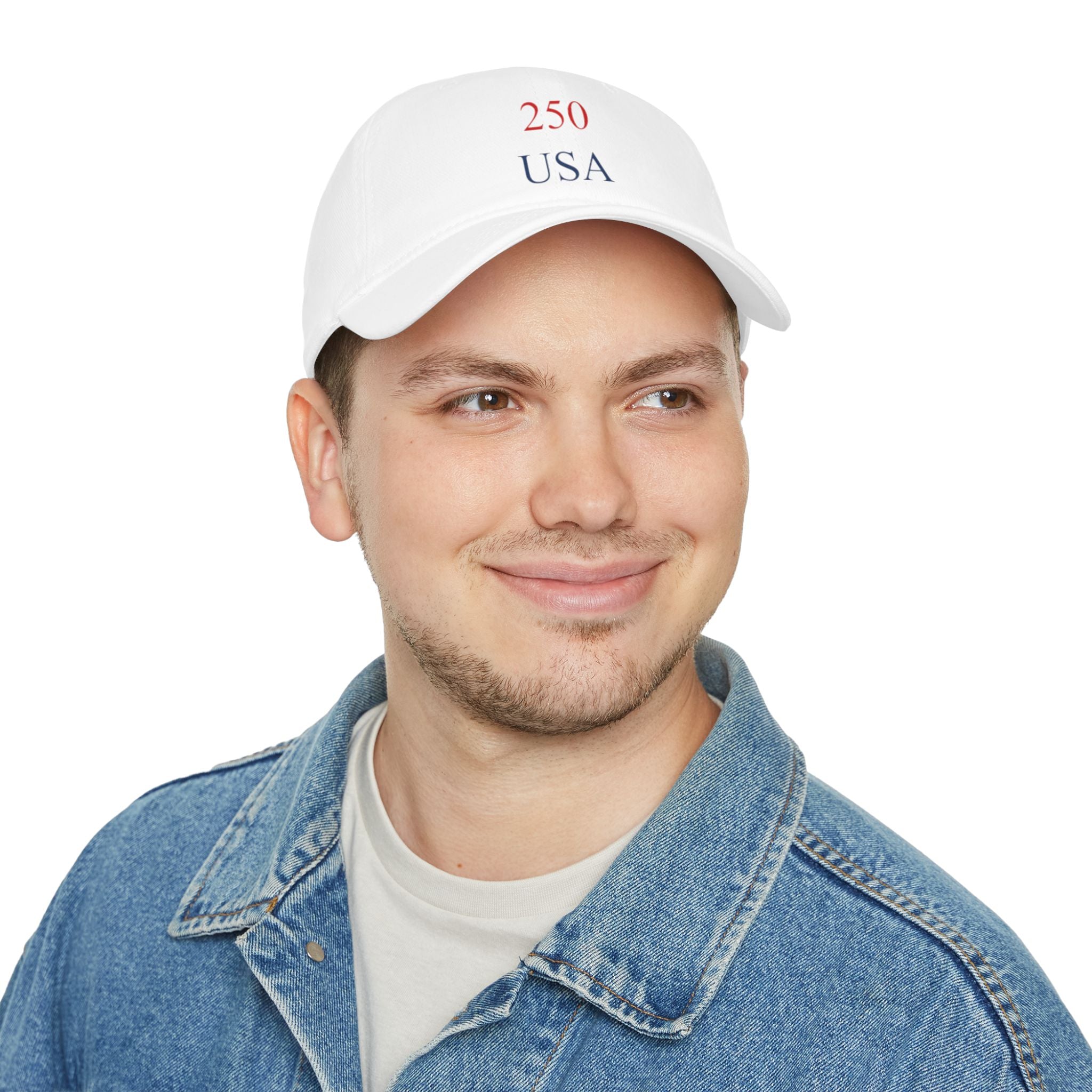 250 USA Baseball Cap — Patriotic Low Profile Dad Hat