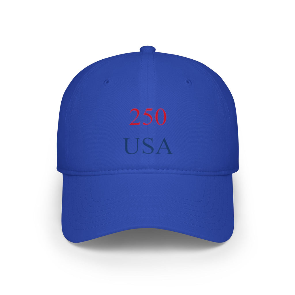 250 USA Baseball Cap — Patriotic Low Profile Dad Hat