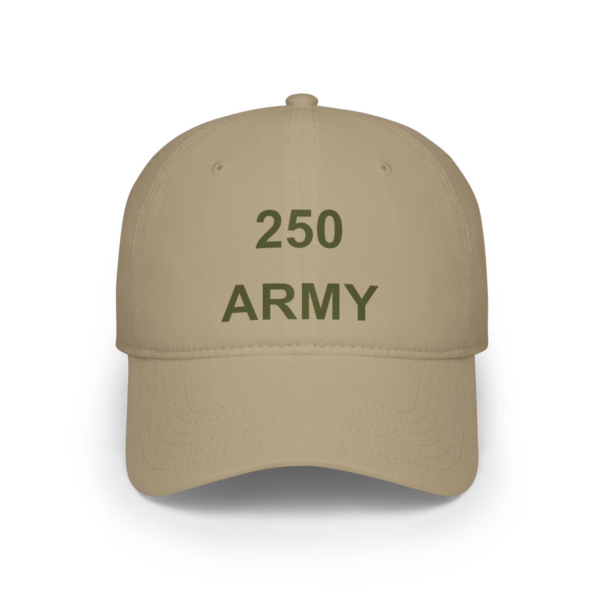 250 Army Low Profile Baseball Cap — Military Dad Veteran Hat