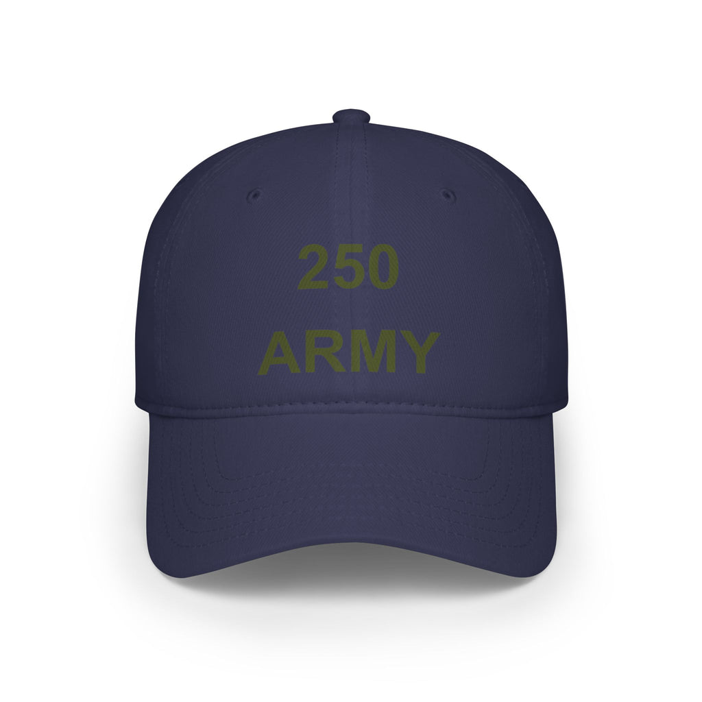 250 Army Low Profile Baseball Cap — Military Dad Veteran Hat