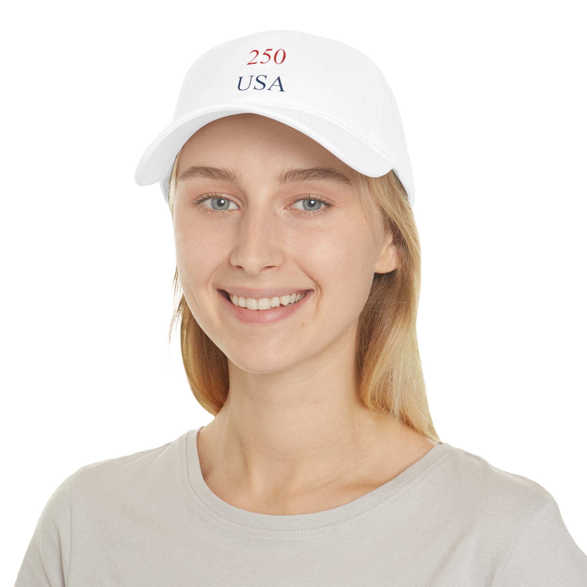250 USA Baseball Cap — Patriotic Low Profile Dad Hat