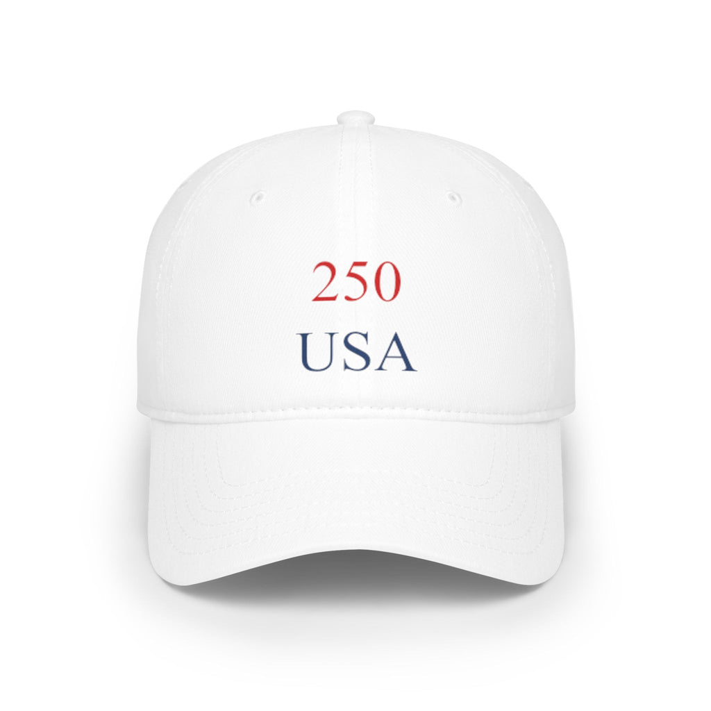 250 USA Baseball Cap — Patriotic Low Profile Dad Hat