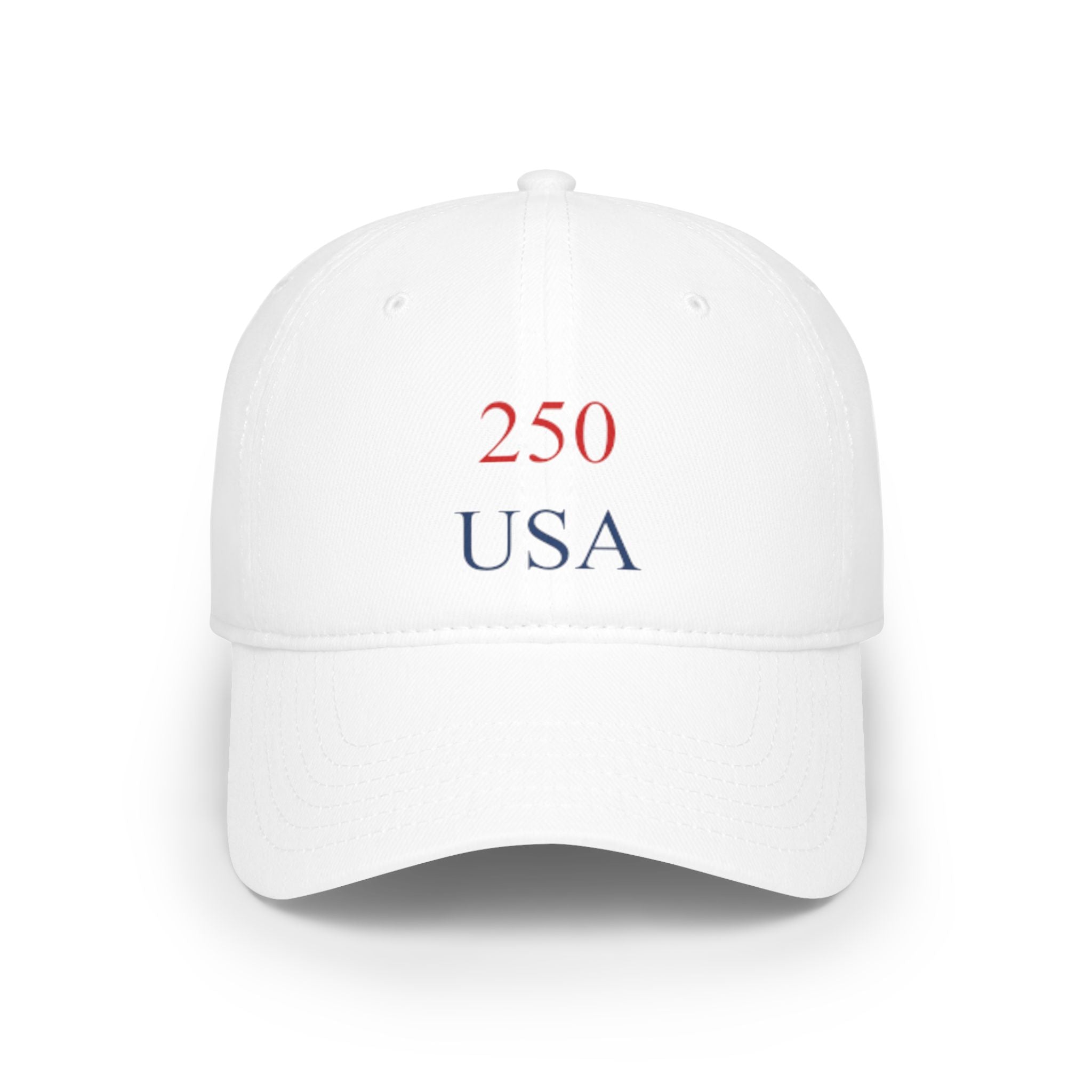 250 USA Baseball Cap — Patriotic Low Profile Dad Hat