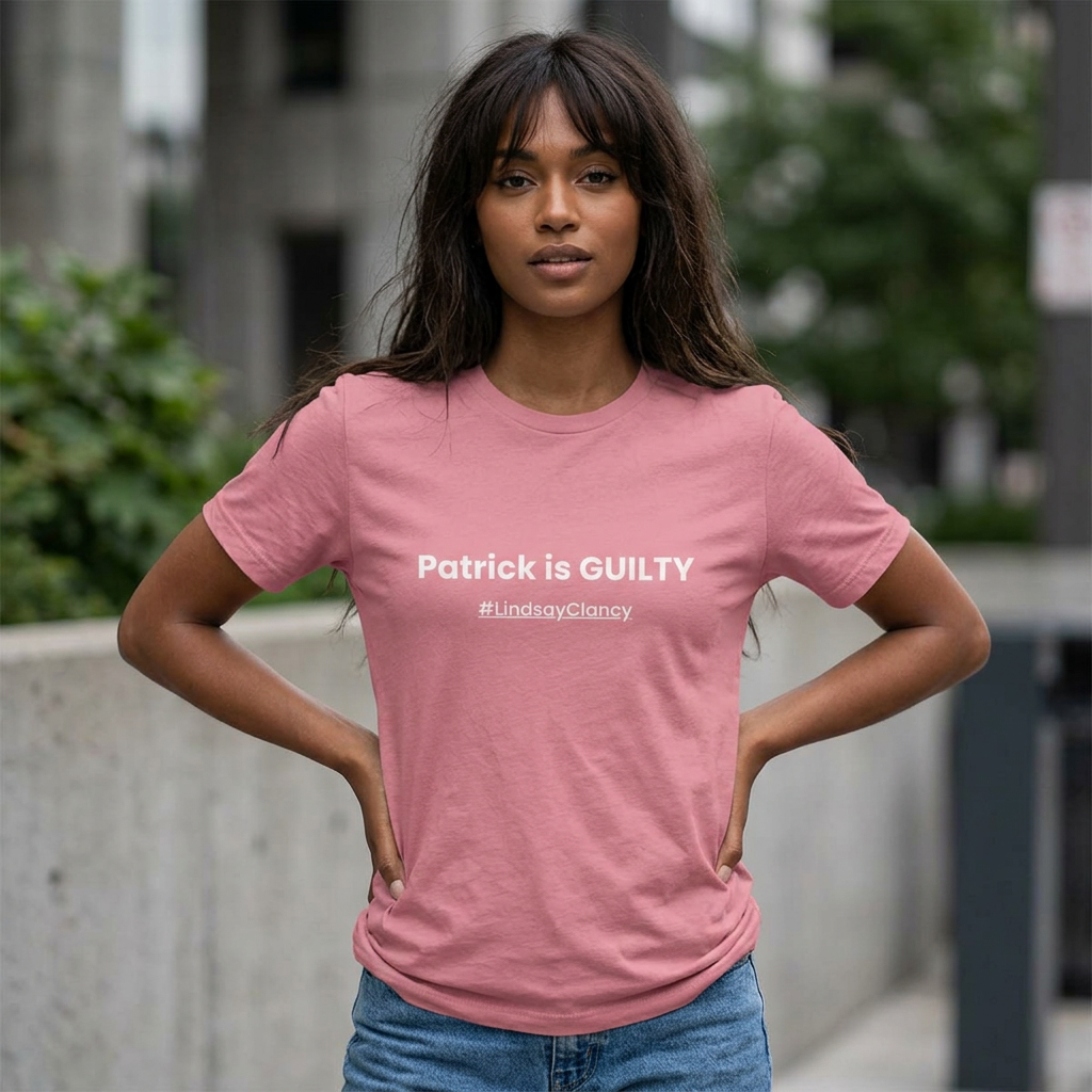 Patrick Is GUILTY Tee | #LindsayClancy Statement Shirt