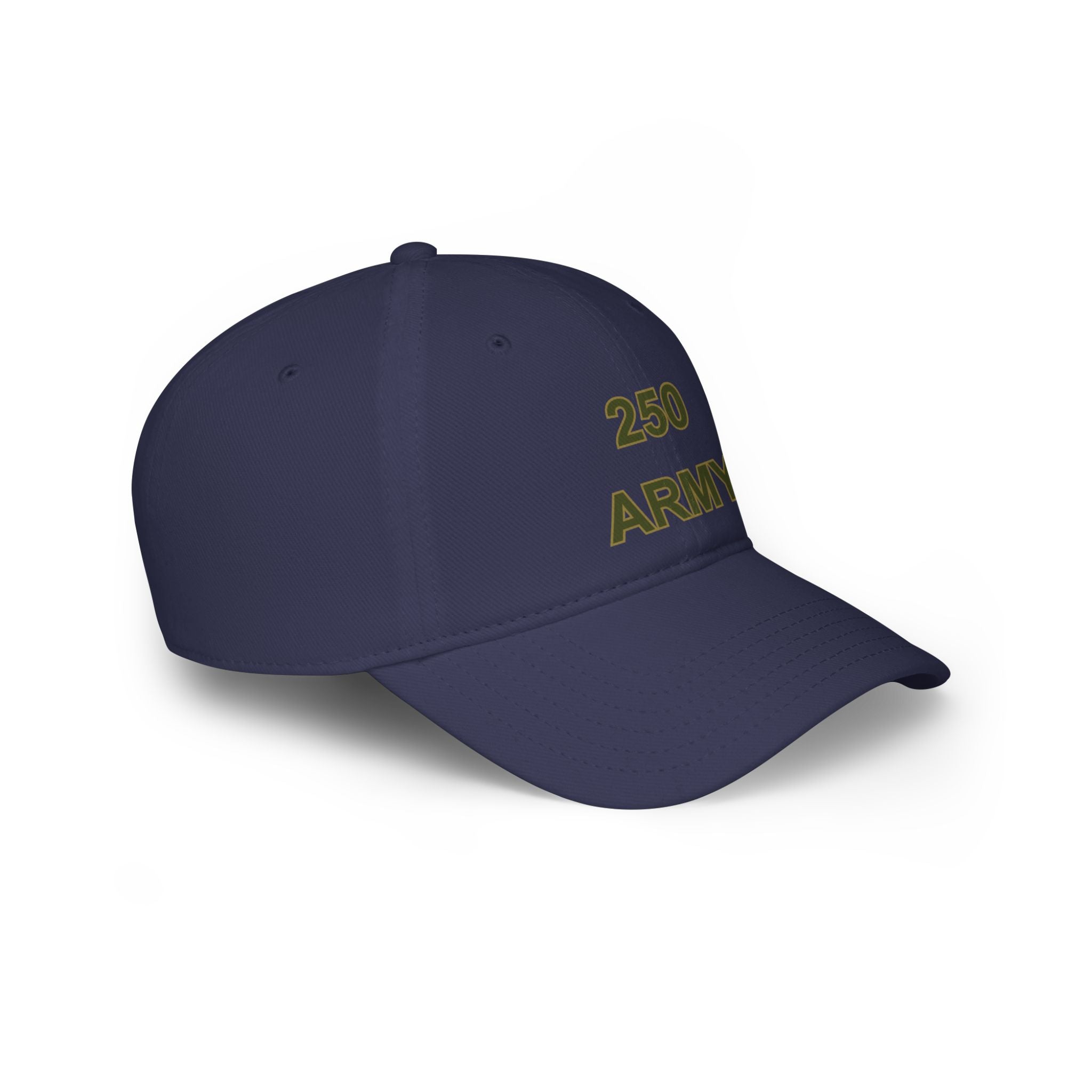 250 Army Embroidered Baseball Cap — Military Tribute Low Profile Hat