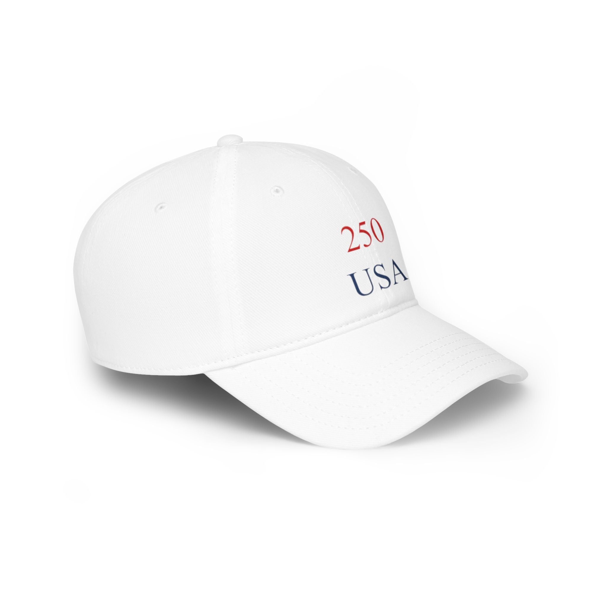 250 USA Baseball Cap — Patriotic Low Profile Dad Hat