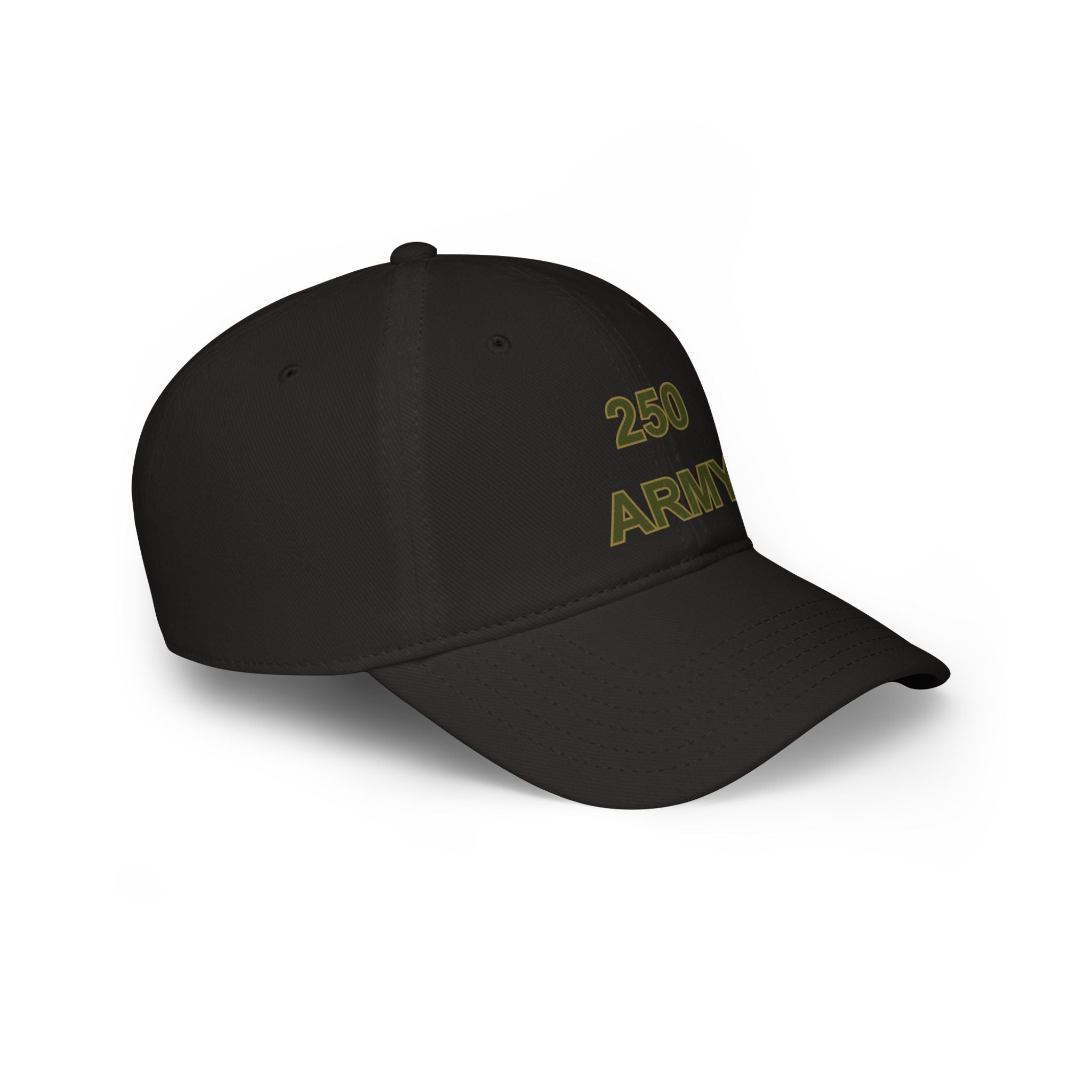 250 Army Embroidered Baseball Cap — Military Tribute Low Profile Hat