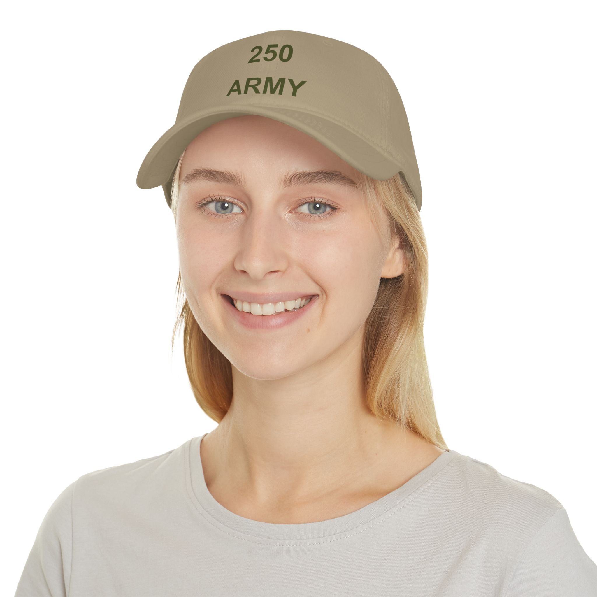 250 Army Low Profile Baseball Cap — Military Dad Veteran Hat