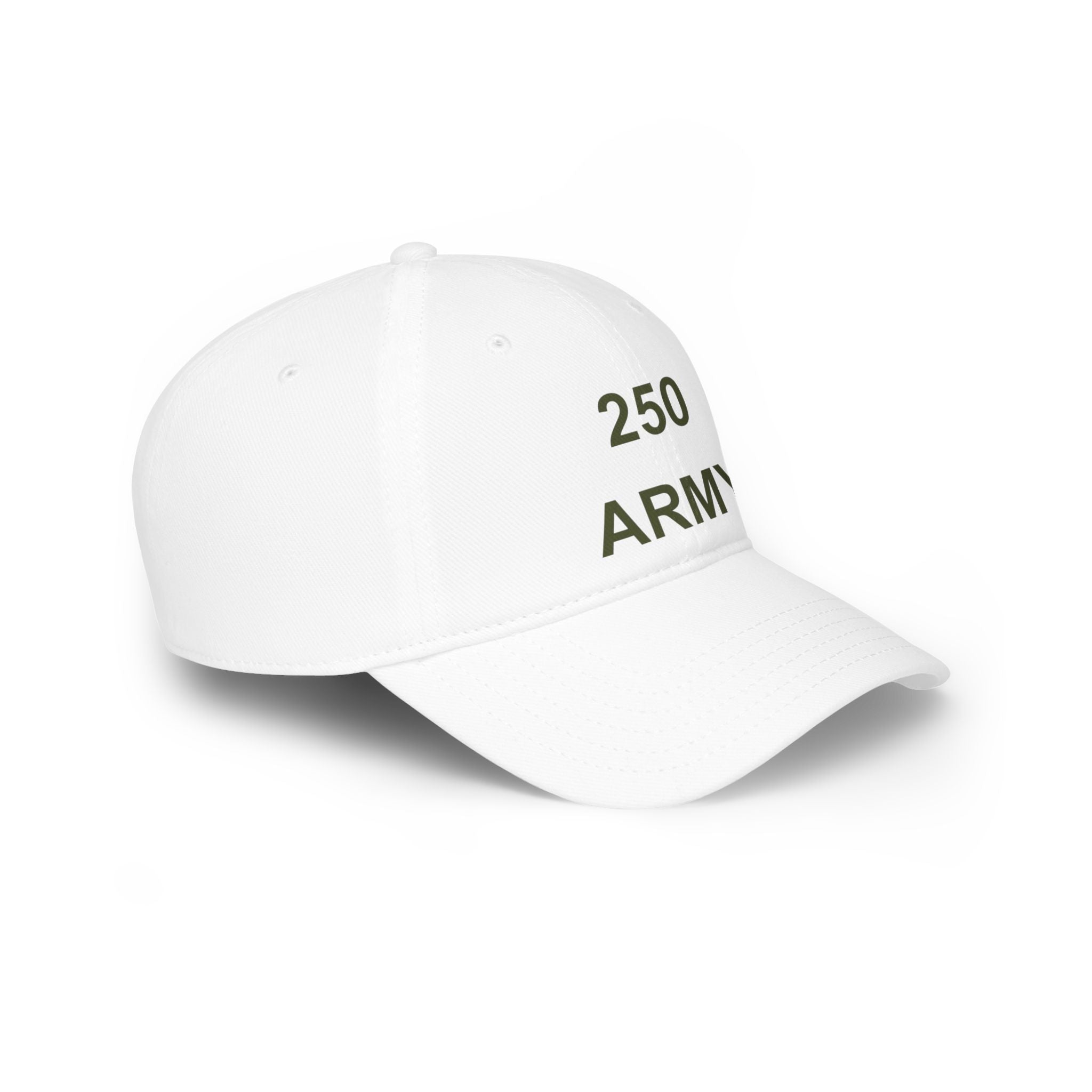 250 Army Low Profile Baseball Cap — Military Dad Veteran Hat