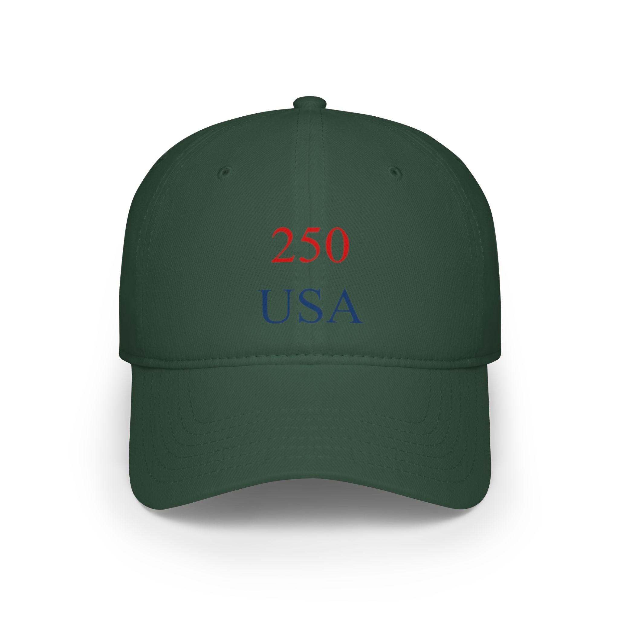 250 USA Baseball Cap — Patriotic Low Profile Dad Hat