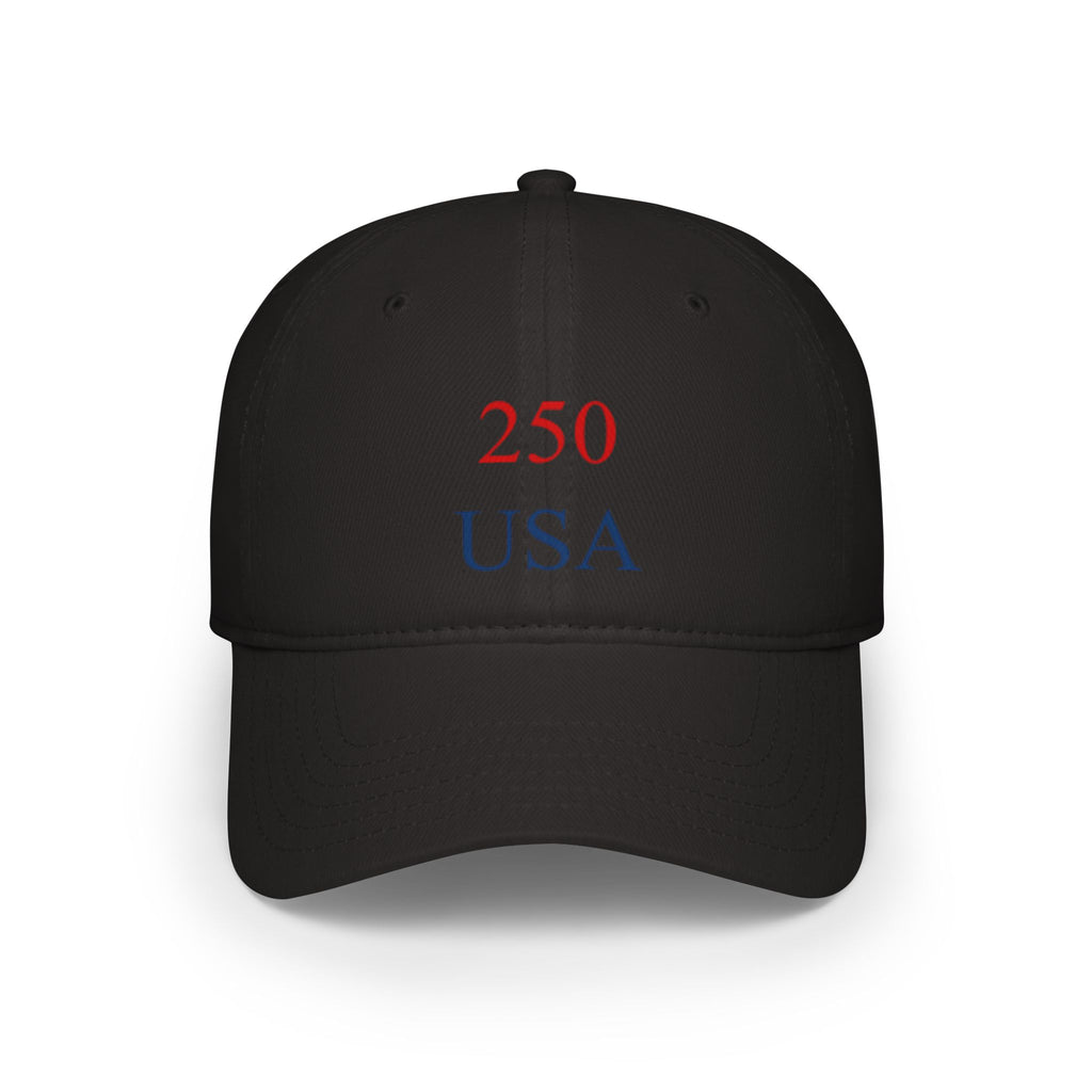 250 USA Baseball Cap — Patriotic Low Profile Dad Hat